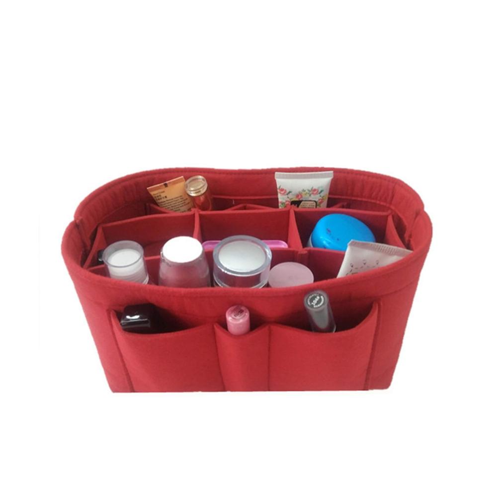 Maximale Organisation Multifunktionaler Taschenorganizer aus Filzgewebe für Handtaschen Kosmetik Geldbörsen und mehr – Praktischer Aufbewahrungsheld