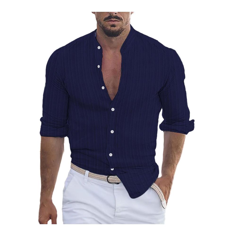 Stilvoll und komfortabel Kummerbunde Herren Freizeithemd aus Baumwolle und Leinen. Perfekt für lässige Strandtage oder Business-Looks. Entdecke jetzt