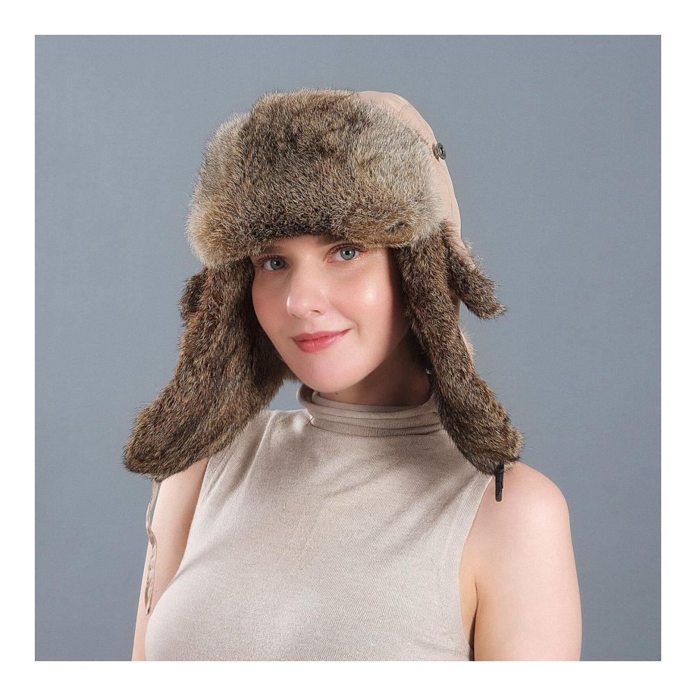 Ultimativer Winterstil Fliegermützen - Russische Ushankas mit Ohrklappen für Männer und Frauen | Warme Bombermützen für Skifahren und Abenteuer