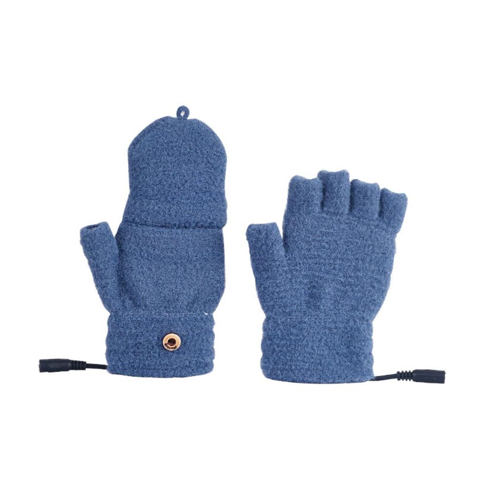 Beheizte Halbfinger-Laptophandschuhe / -fäustlinge aus Kaschmir für den Winter atmungsaktive Laptop-Fäustlinge mit halben Fingern & volle Winterhandschuhe