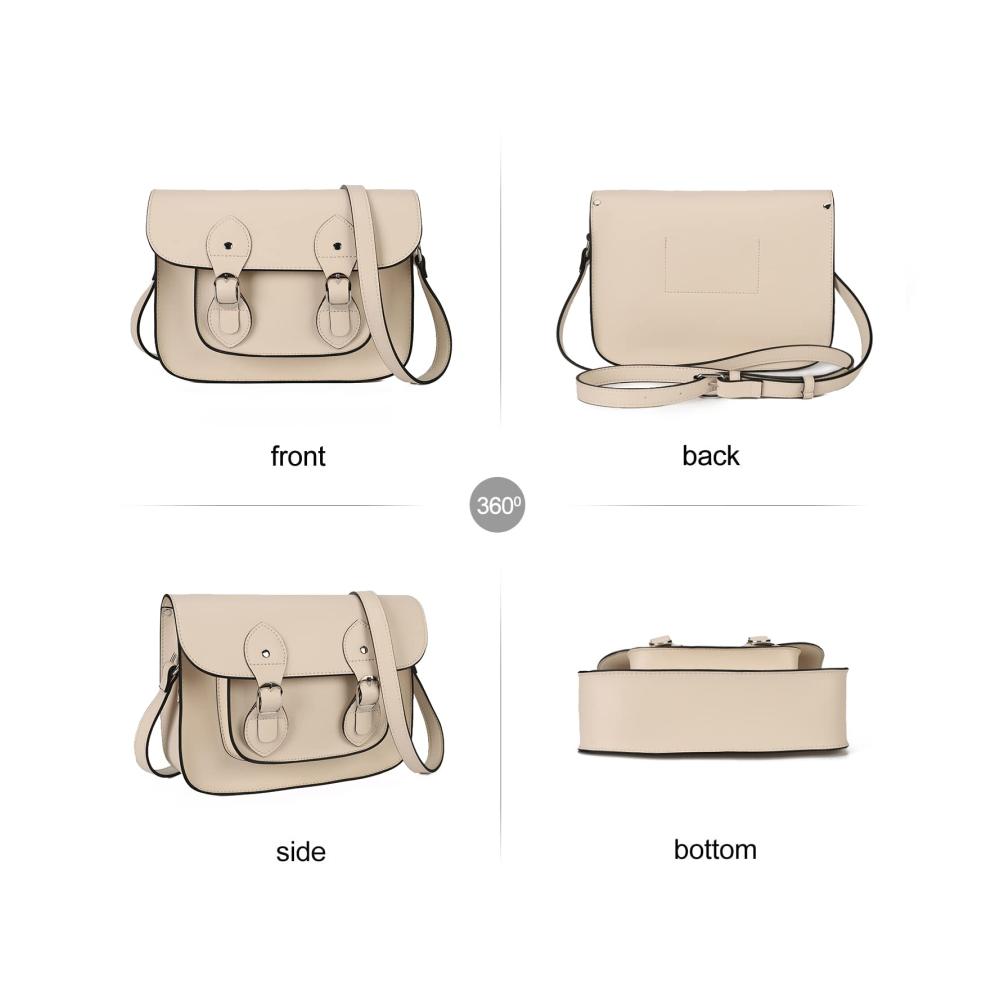 Erstklassige Vintage Cambridge Messenger-Bags Stilvoll und praktisch aus hochwertigem PU-Leder gefertigt. Verstellbarer Schultergurt für optimalen Komfort und Funktionalität