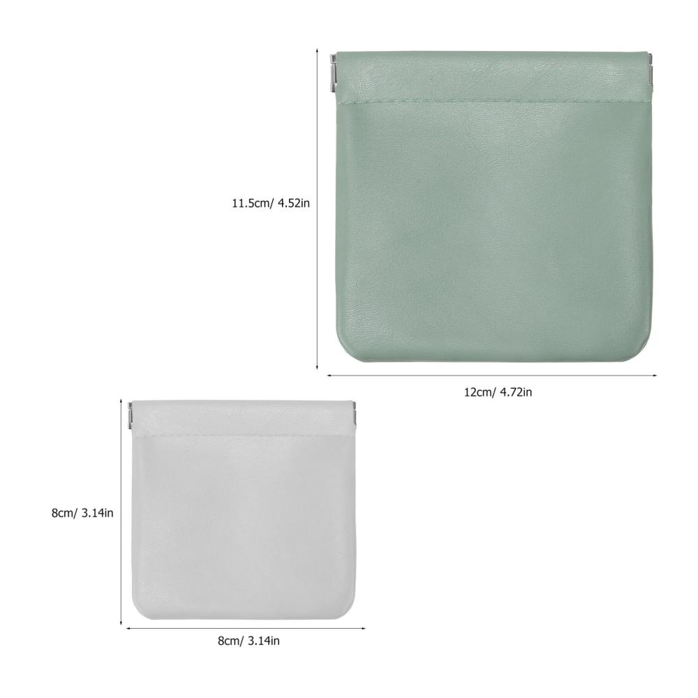 Luxuriöser Schmuckbeutel-Set Lusofie Leder Kosmetiktasche 6 Stück Mini Tasche - Makeup Reisetasche für Damen. Kompakt wasserdicht & multifunktional. Ideal für Schmuck Make-up und mehr