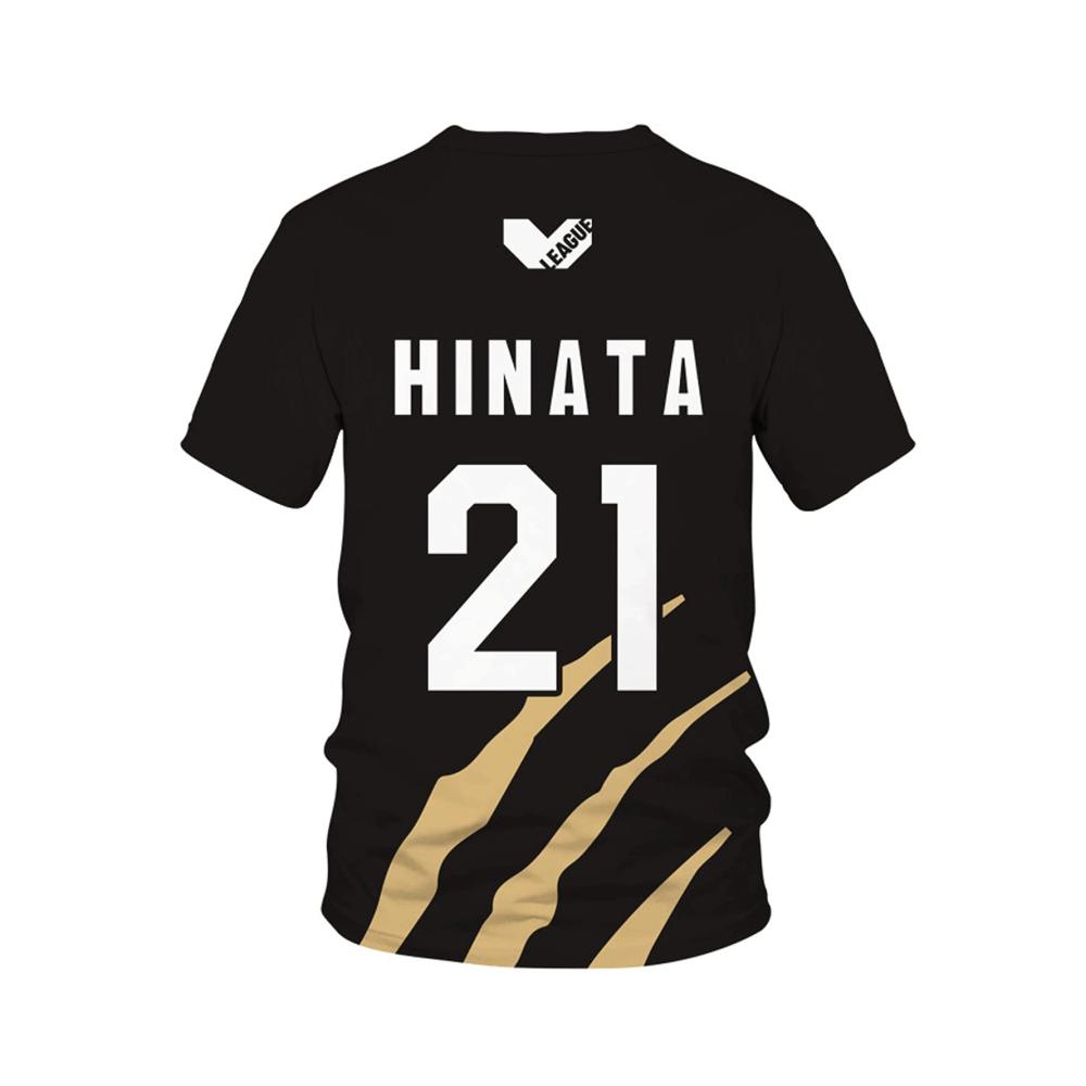 3D Haikyuu Anime Print T-Shirt MSBY Black Jackals Damen Herren Streetwear T-Shirt Harajuku Mode
