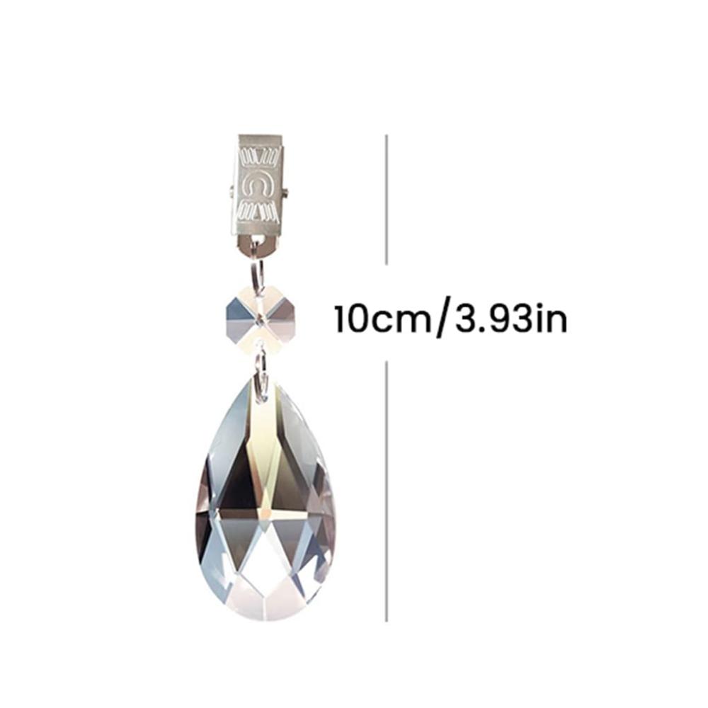Schimmernde Anhänger & Münzen 8er-Set Tischdeckenbeschwerer mit Herzform - Elegante Outdoor-Tischdekoration