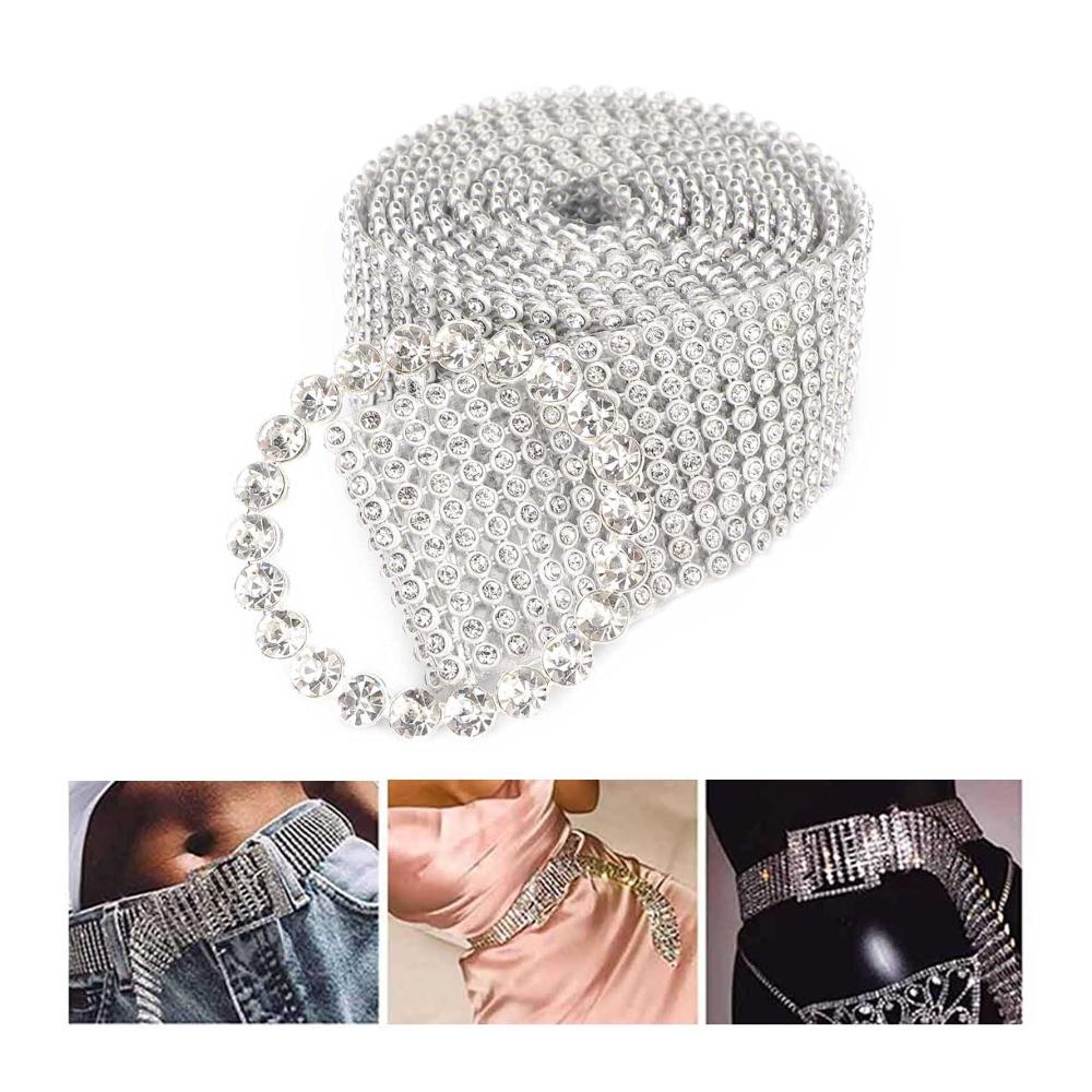Einzigartiger Glanz Damen Strassgürtel für Party und Hochzeit. Stilvoll funkelnd und modisch. Perfekt für glamouröse Auftritte und besondere Anlässe
