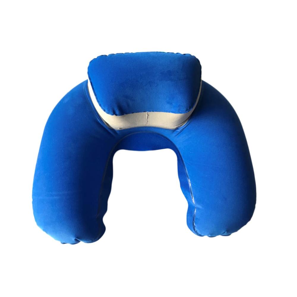 Erleben Sie unvergleichlichen Komfort Ultraleichtes U-förmiges Nackenkissen für Reisen Camping und mehr! Schlafen Sie überall bequem mit unserem aufblasbaren Outdoor-Kissen
