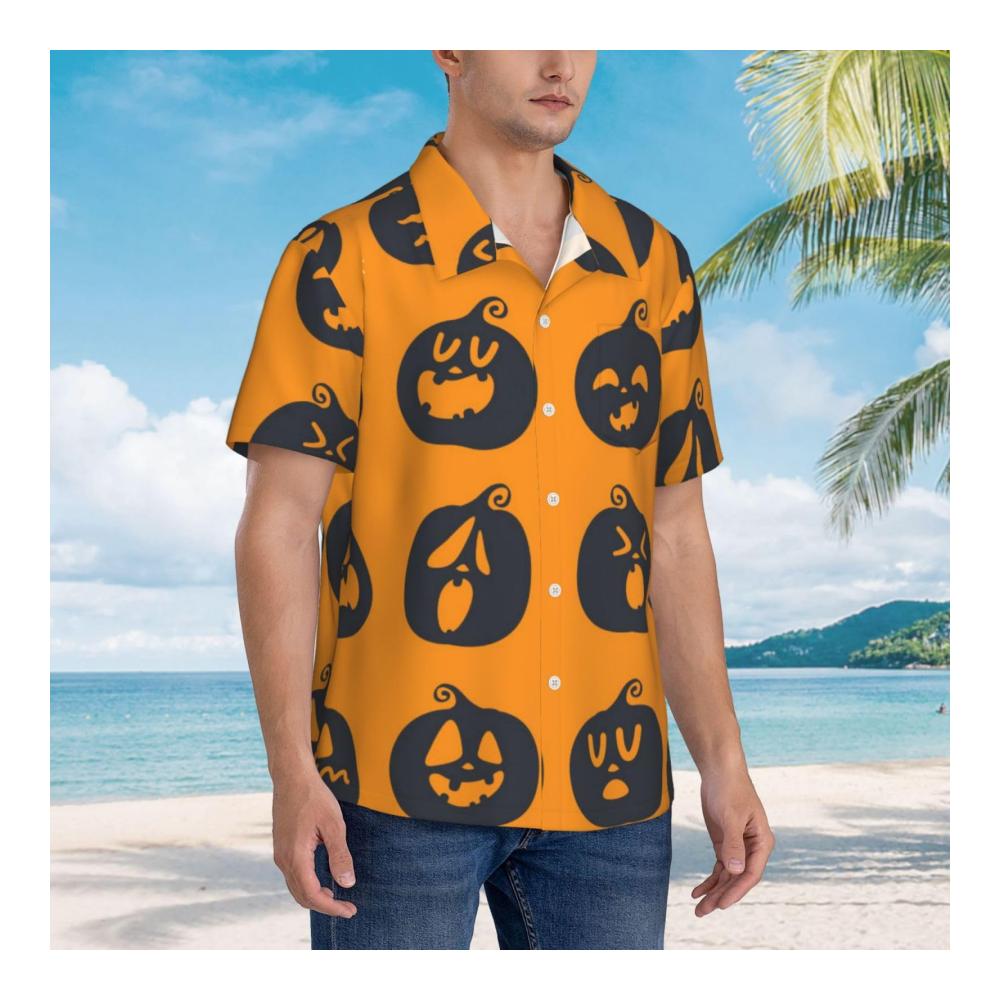 Entdecken Sie den sommerlichen Charme Kurzärmeliges Herren-Hawaii-Hemd perfekt für den Strandurlaub! Lässig und luftig mit Knopfleiste und Aloha-Vibe. Gönnen Sie sich den perfekten Sommerstil
