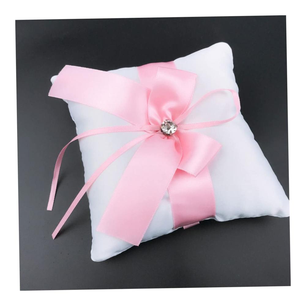 Hochwertiges Hochzeit Ringkissen 1 Stück | Elegantes Handgefertigtes Braut Kopfkissen Für Hochzeitsfeier Party Brautjungfer Dekoration Ringträger