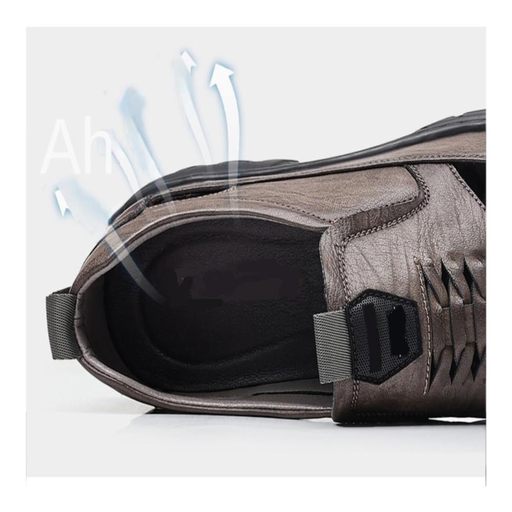 Entdecken Sie Stil und Komfort mit unseren hochwertigen Echtleder-Sandalen für Männer! Perfekt für den Sommer Strand und lässige Abenteuer im Freien