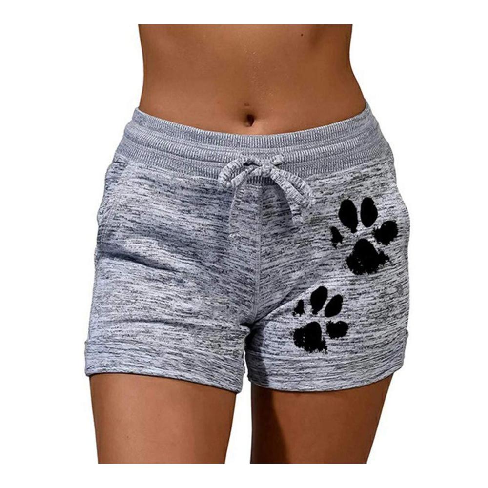 Entdecke den sommerlichen Komfort Modische schnell trocknende Damen-Sport-Shorts für Yoga und Freizeit. Elastisch und bedruckt in dunkelblau Größe 5XL. Ideal für dein Workout
