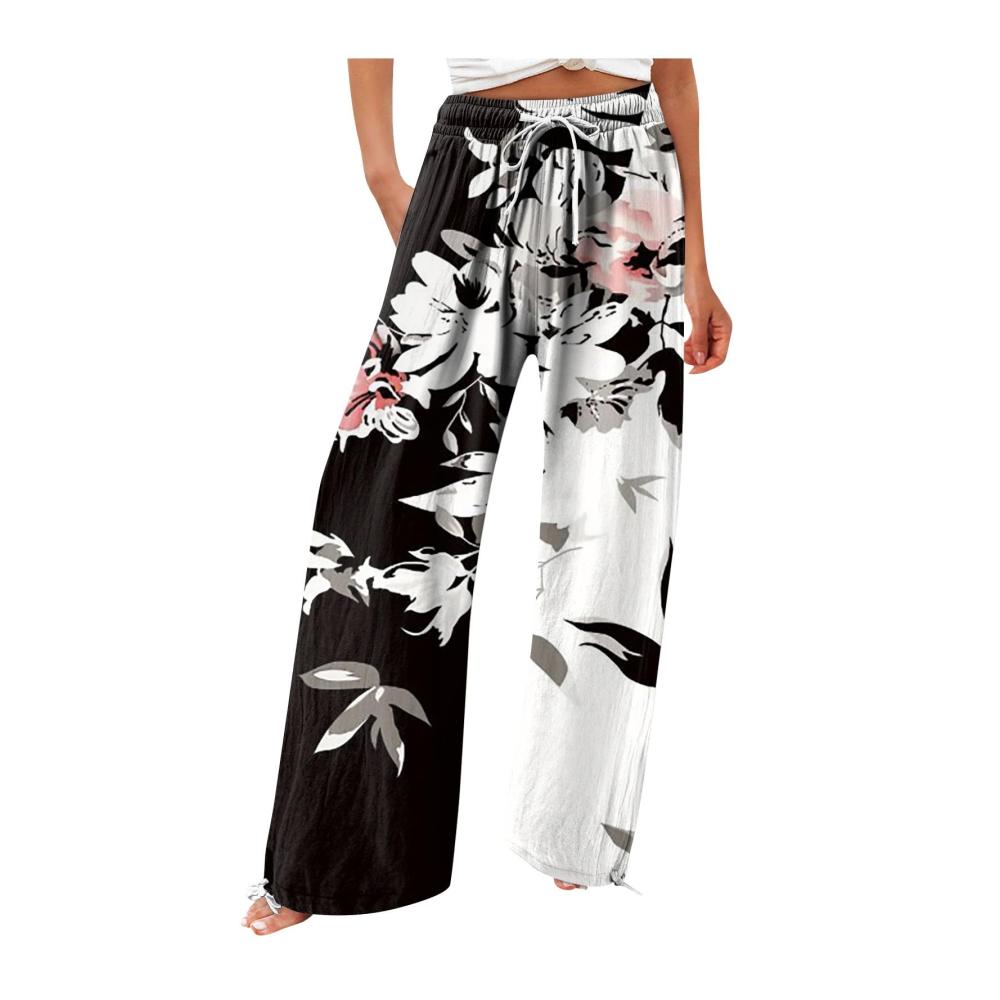 Entdecke den ultimativen Komfort mit unseren trendigen Leggings Leichte breite Bein-Yogahosen mit elastischem Bund und Boho-Prints. Perfekt für Yoga Strand oder Lounge