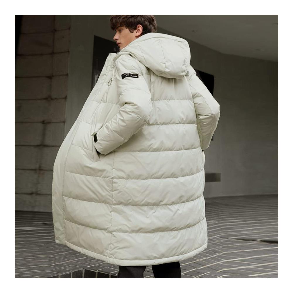 Ultimativer Komfort im Winter Daunenjacke für Herren mit Kapuze - Leicht Warm und Stilvoll - Schwarze Steppjacke mit Taschen für jeden Anlass - Jetzt zugreifen