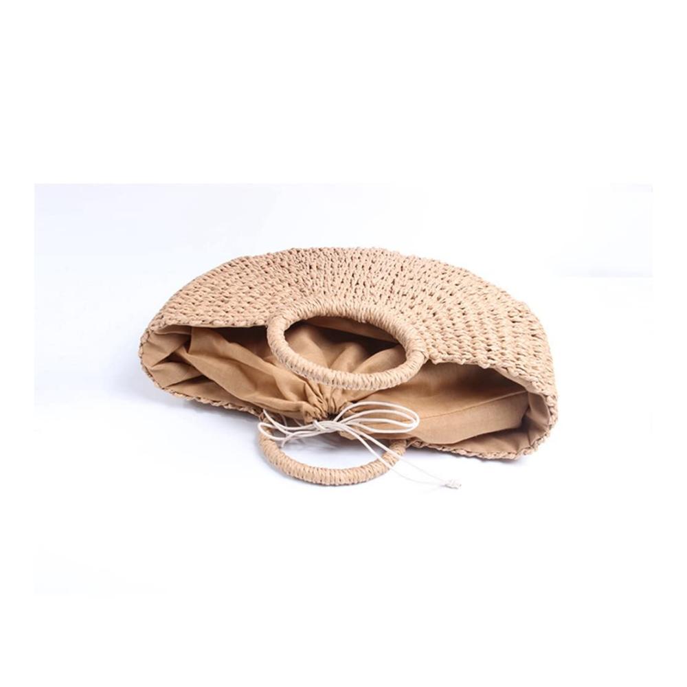 Entdecken Sie den Sommerstil Handgemachte Henkeltaschen aus künstlichem Stroh für Damen. Einzigartige Strandtasche für Ihren stilvollen Auftritt