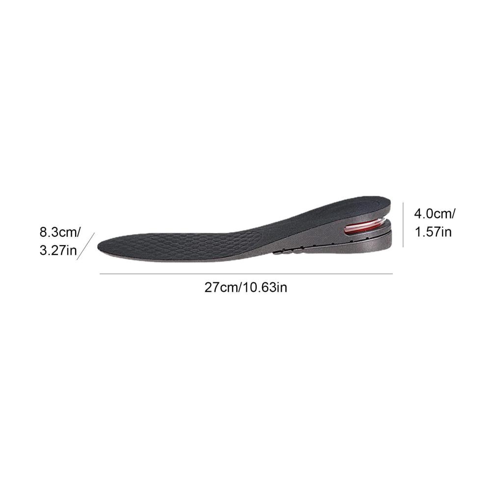 Erhöhen Sie Ihren Komfort MUMIAO Herren Schuh-Einlagen mit 5 Schichten Luftkissen und weicher Schweißabsorption. Perfekt für Sportschuhe Lederschuhe und Stiefel