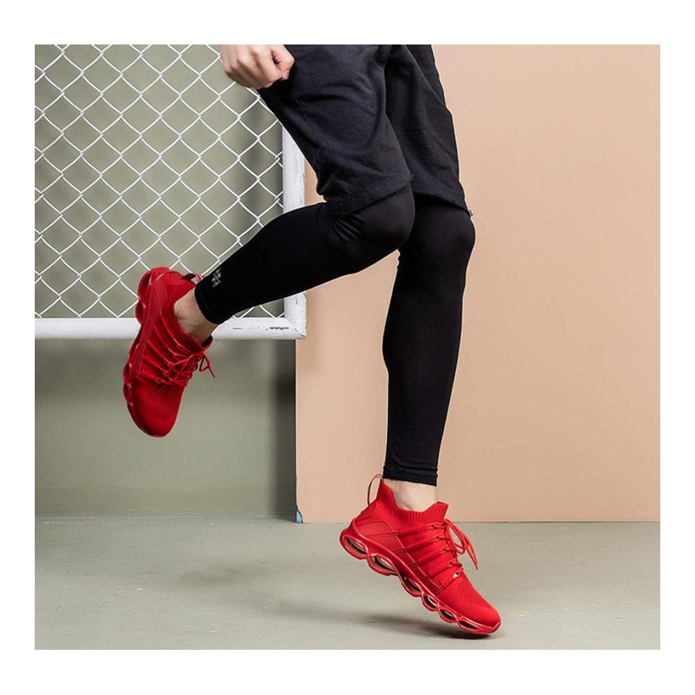 Ultimative Herren Straßenlaufschuhe Leicht rutschfest atmungsaktiv - Ideale Outdoor-Fitnessbegleiter für maximale Performance und Komfort