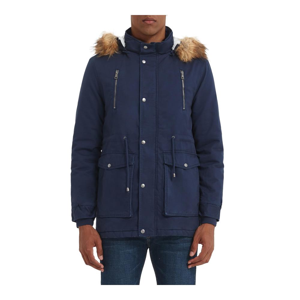 Entdecken Sie den ultimativen Herren-Winterparka Luxuriöser Kunstpelzmantel mit abnehmbarer Kapuze für unvergleichliche Wärme und Stil. Top-Qualität für kalte Tage