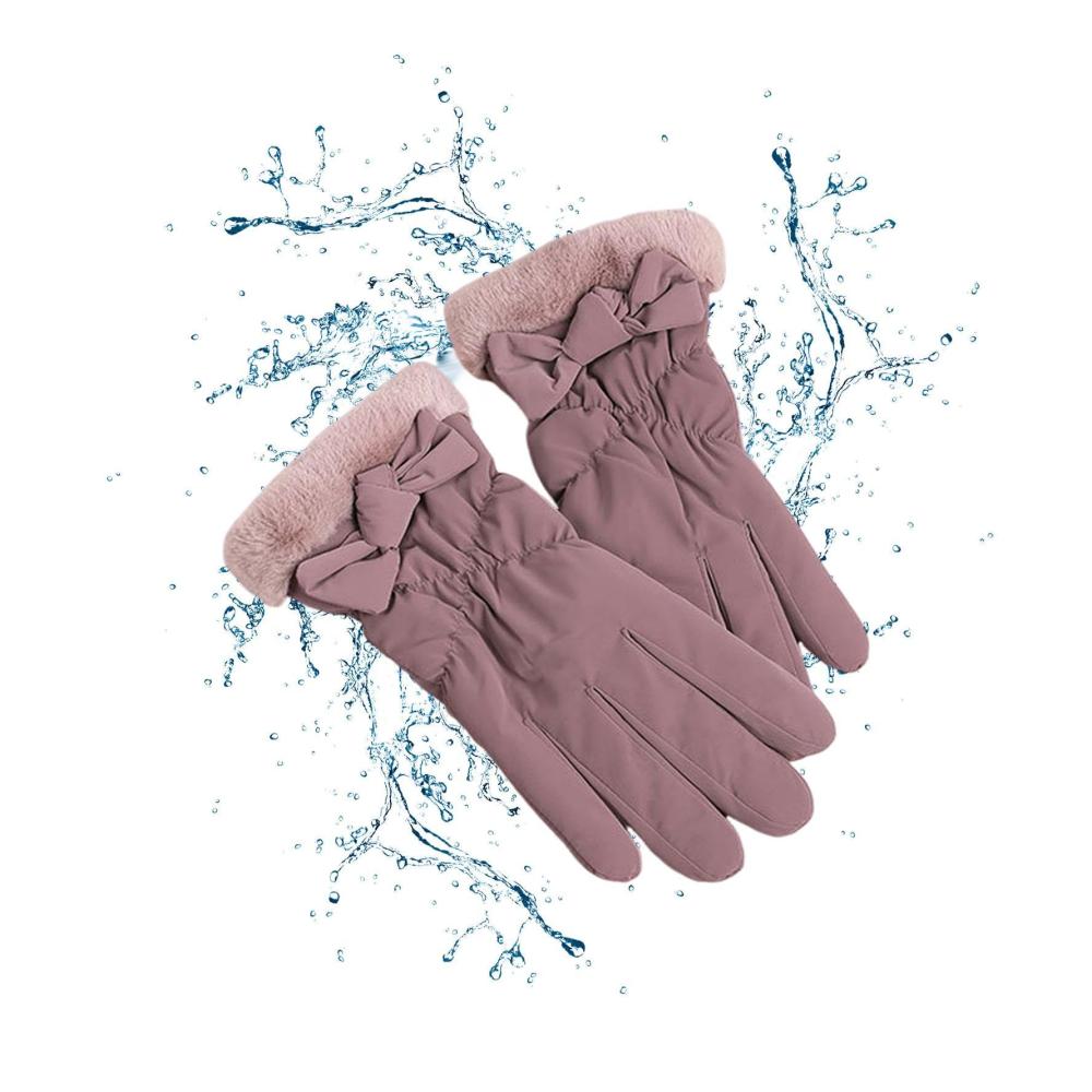 Damen-Handschuhe Warme winddichte Sport-Handschuhe für Gartenarbeit Skifahren & Autofahren – Perfekte Winterbegleiter