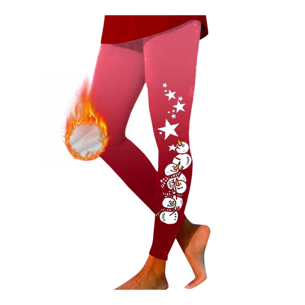 Weihnachten-Gedruckte Weiße Damen Yoga-Hose Stilvoll Elegant & Bequem. Perfekt für Casual Fashion und Sport. Jetzt erhältlich greifen Sie zu