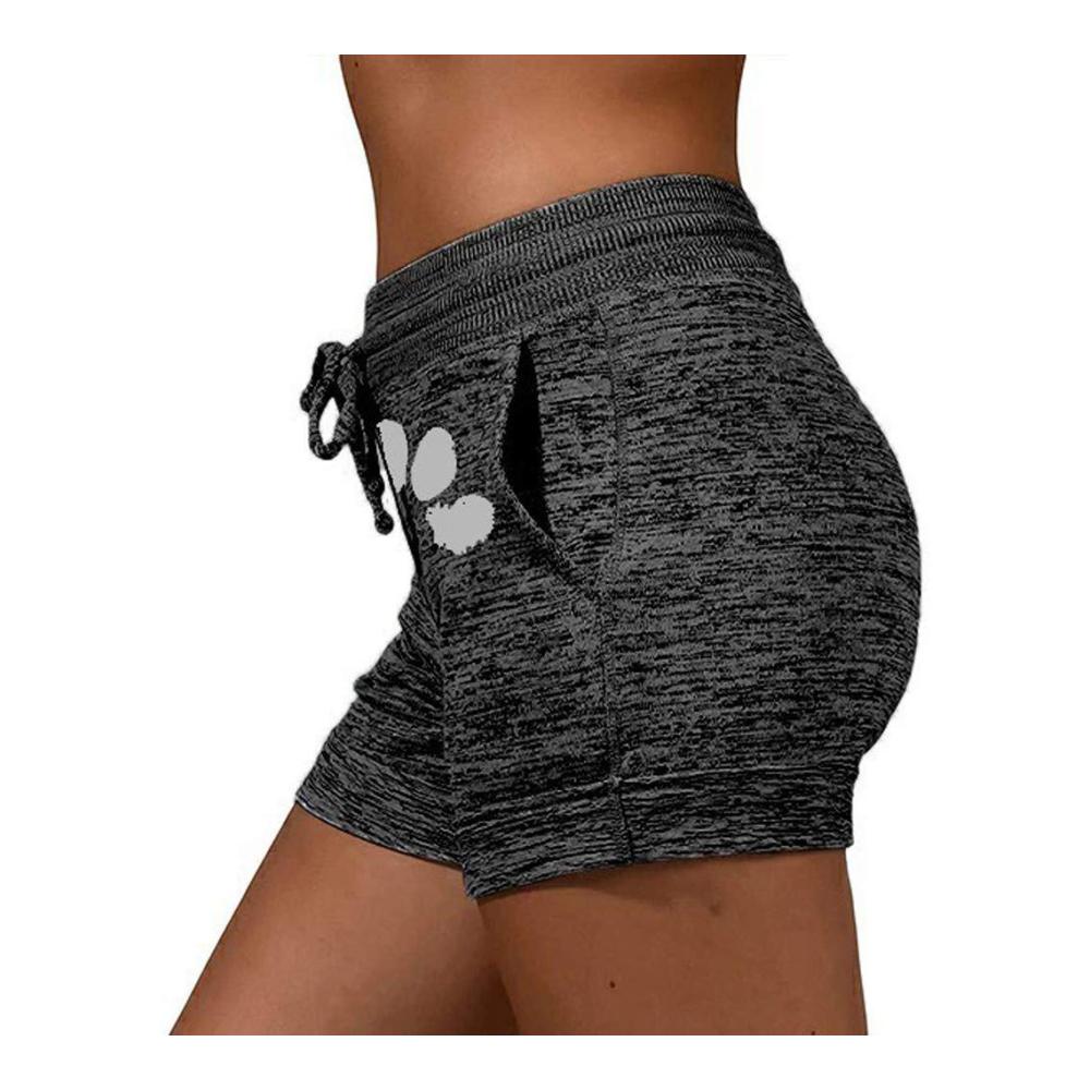 Entdecke den sommerlichen Komfort Modische schnell trocknende Damen-Sport-Shorts für Yoga und Freizeit. Elastisch und bedruckt in dunkelblau Größe 5XL. Ideal für dein Workout