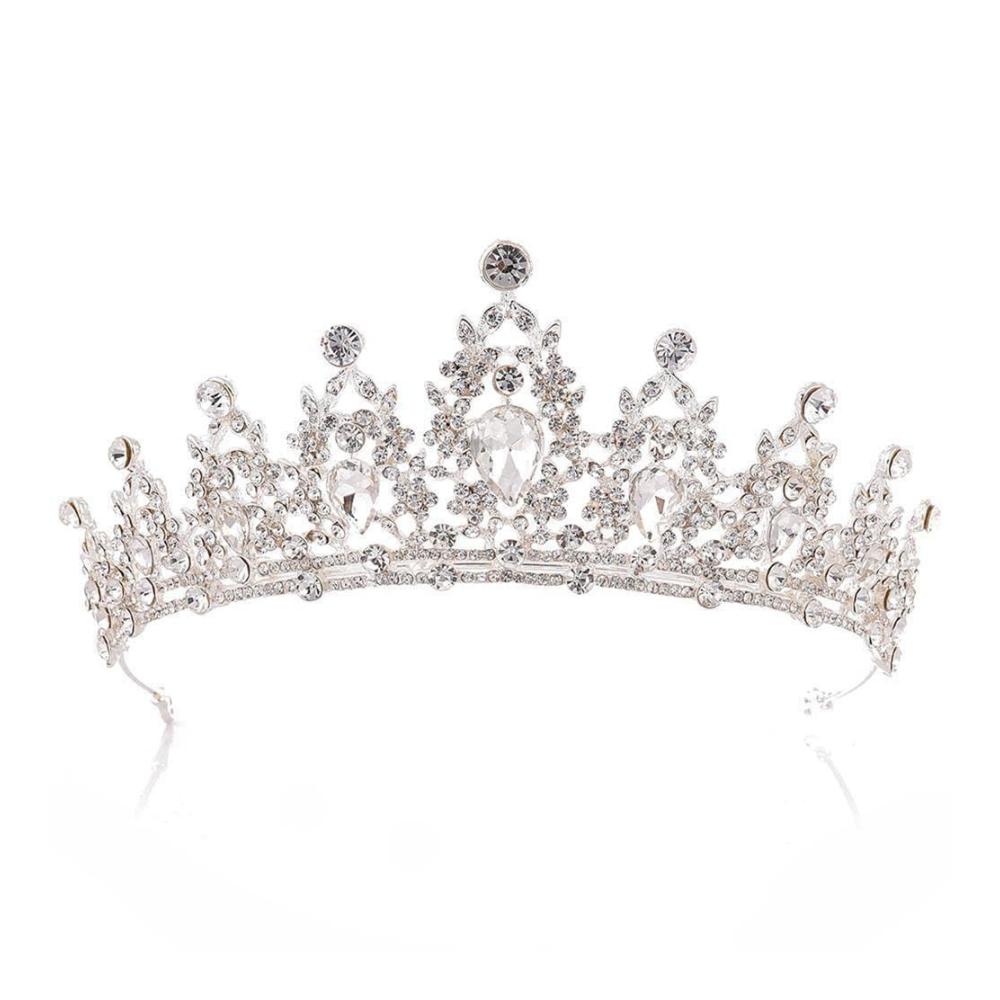 Exquisite Diademe Glanzvolle Kristall-Tiara Krone für Prinzessin Braut & Königin. Hochwertige Strass Kopfbedeckung für elegante Frauen & Hochzeiten. Luxuriöse Haarschmuck Accessoires