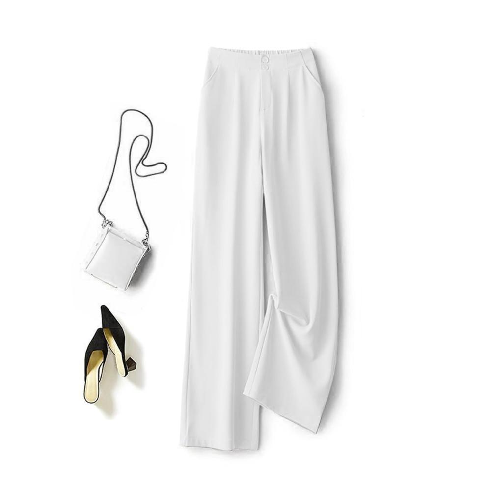 Bequeme Damen Jogginghose Stylisch High Waist Weit geschnitten Taschen. Perfekt für jeden Tag
