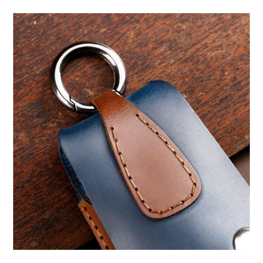 Entdecke den Luxus Damen Leder Schlüsselanhänger Etui | Anti-Verlust | Universeller Schlüsselhalter | Stilvolle Hüfttasche für deine Schlüssel