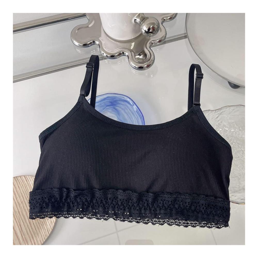 Komfortable Mastektomie BHs 6er-Pack BHs für kleine Brust mit abnehmbaren Brustpolstern. Perfektes Geschenk für junge Mädchen. Drahtlose Bralettes für maximalen Komfort