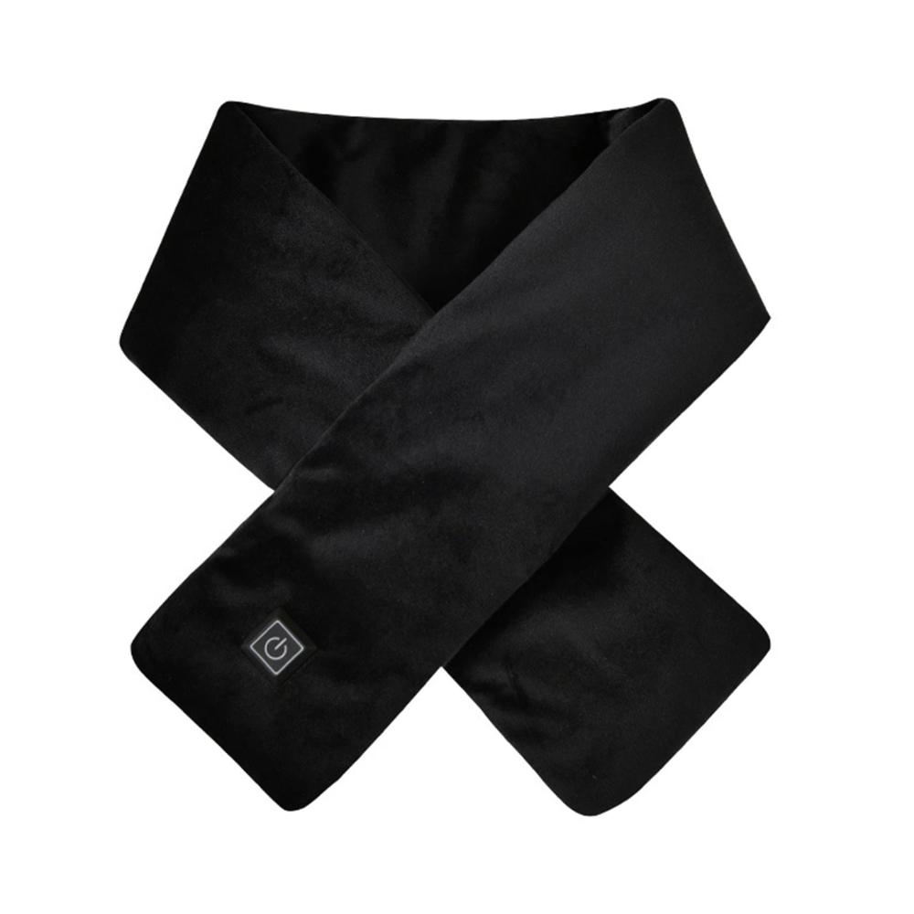 Kuscheliges Winterkopftuch Elektrisch beheizter Nackenwärmer | 3 Stufen einstellbare Temperatur | USB aufladbar | Wärmeregulierung | Schwarz | Einheitsgröße | Extra gemütlich! 🧣✨