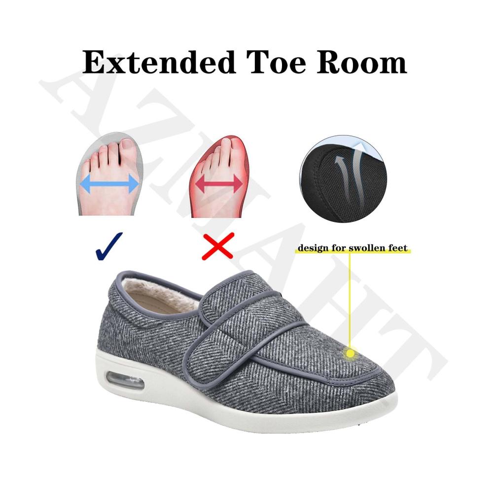 Bequeme Slipper & Mokassins für Damen und Herren Orthopädische Gesundheitsschuhe mit Memory Foam zum reinschlüpfen. Perfekt bei Hallux valgus und für Hallensportler