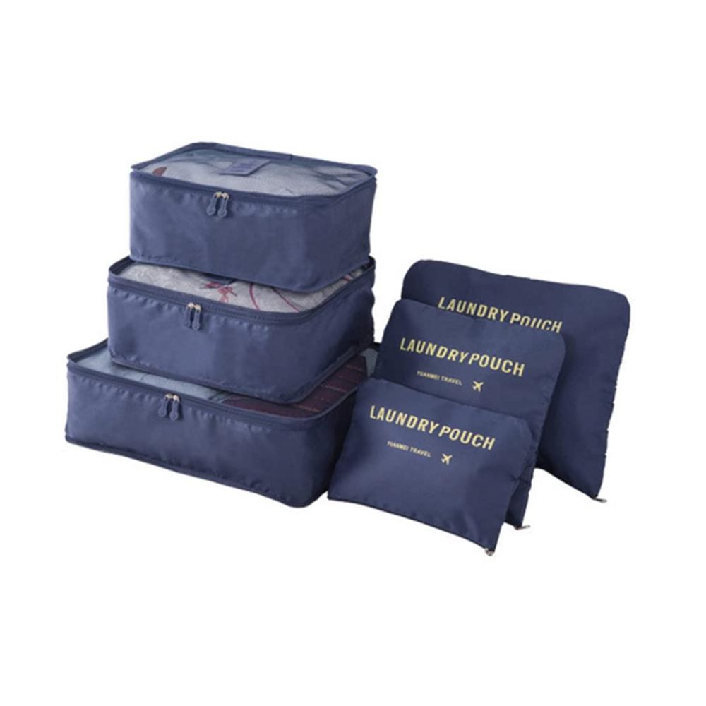 Maximale Ordnung auf Reisen 6-teiliger Kofferorganizer-Set für effizientes Packen und stressfreie Ausflüge! Nie wieder Chaos im Koffer