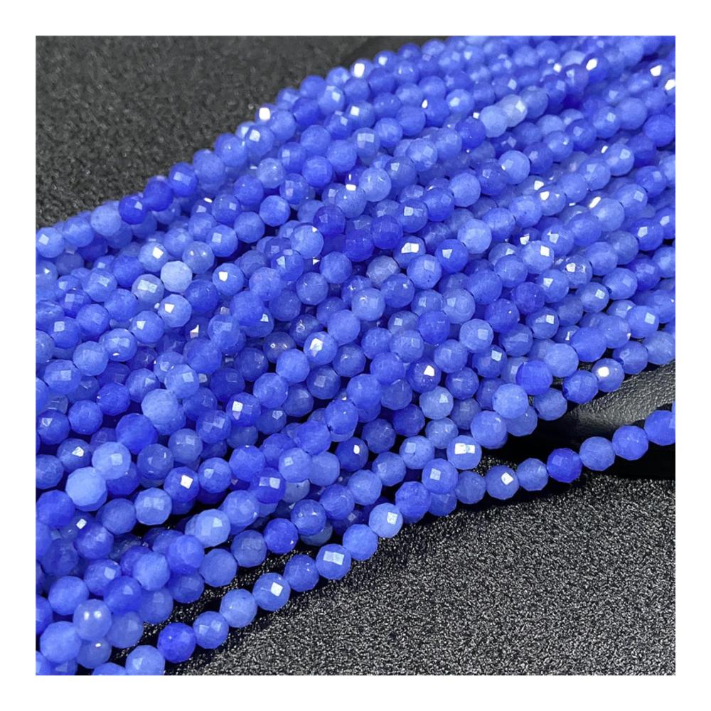 Hochwertige Edelsteine Facettierte Natursteinperlen für Schmuckherstellung - Achate Tigerauge Turmalin - Perfekt für Armbänder und Halsketten