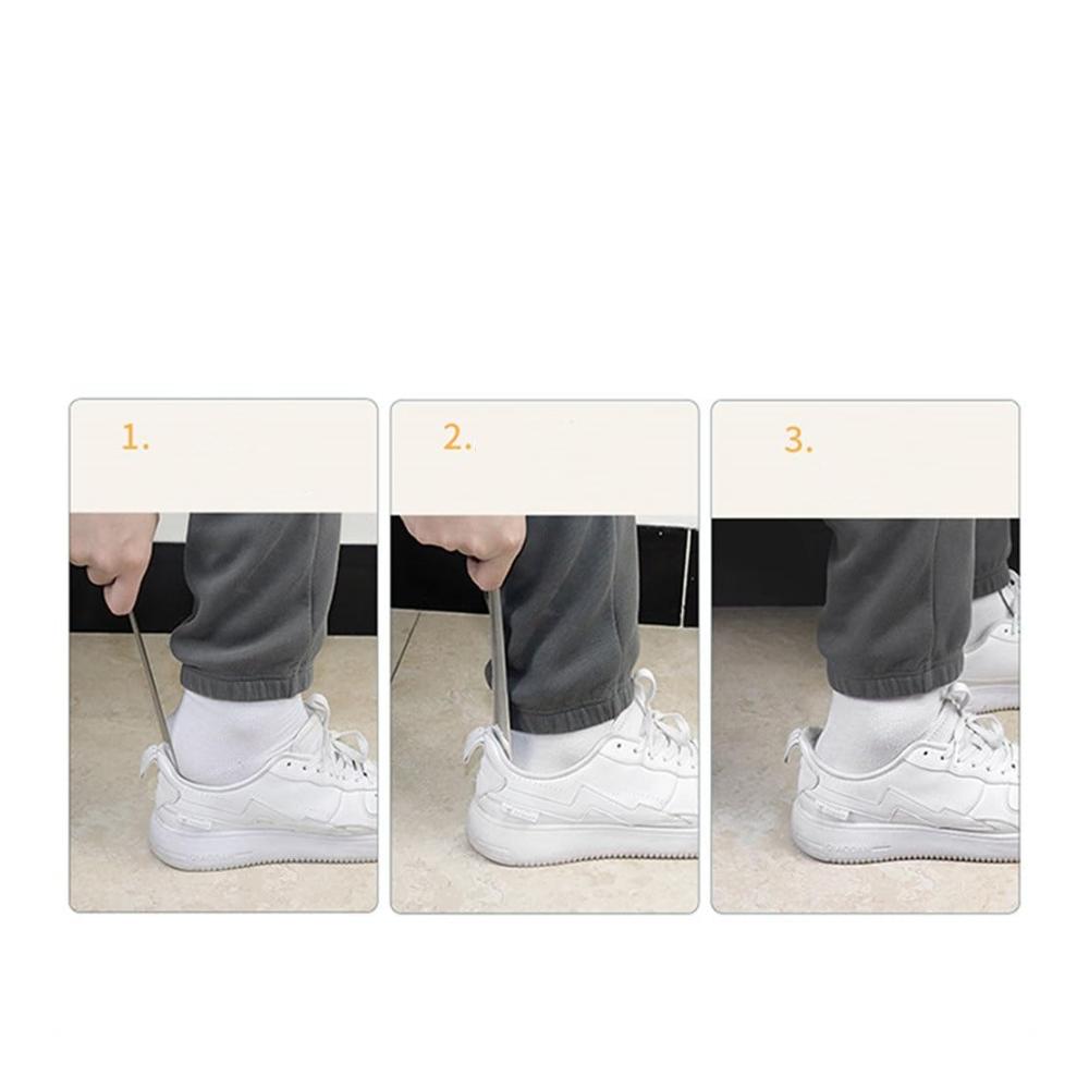 Erleichtern Sie das Anziehen Ihrer Schuhe Langlebiger Edelstahl-Schuhlöffel 30 cm in elegantem Blau – für bequemes und stilvolles Schuhwerk