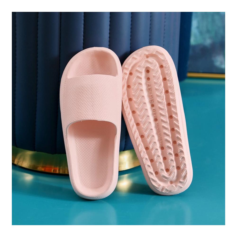 Sfit Cloudyzz Unisex Badeschlappen - Leichte Eva Hausschuhe Sommer Pantoletten für Damen & Herren in Rosa Größe 38/39