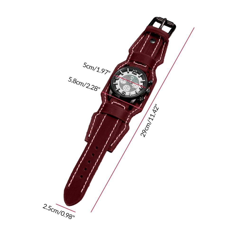 Entdecke stilvolle Uhrenarmbänder für Damen und Herren Retro-Designs Gothic-Manschetten und mehr! Verleihe deiner Uhr einen einzigartigen Look