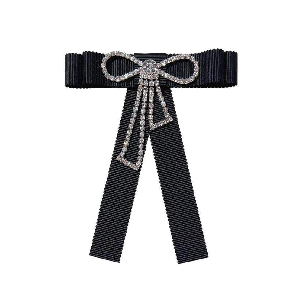 Extravagante Damen-Brosche Fliegen Sie stilvoll mit funkelnden Strasssteinen - Perfektes Accessoire für Cosplay und besondere Anlässe