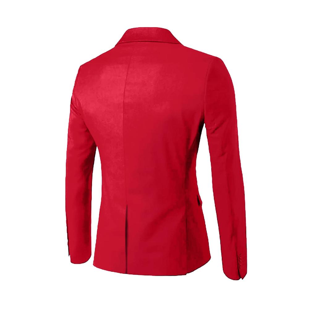 Herren Anzugjacke Sakko Regular Fit Business Freizeit Blazer slim fit Einreiher (M-3XL) Men Jacket Charm Casual Slim Fit One Button Suit Coat Jacket