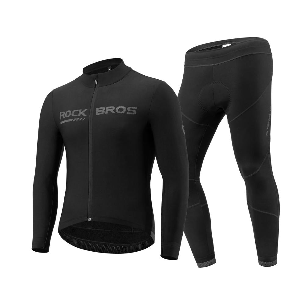 Ultimativer Schutz für Outdoor-Enthusiasten Herren Fahrradjacke & Hose Set winddicht für Radfahren und Laufen. Top-Qualität für aktive Abenteuer
