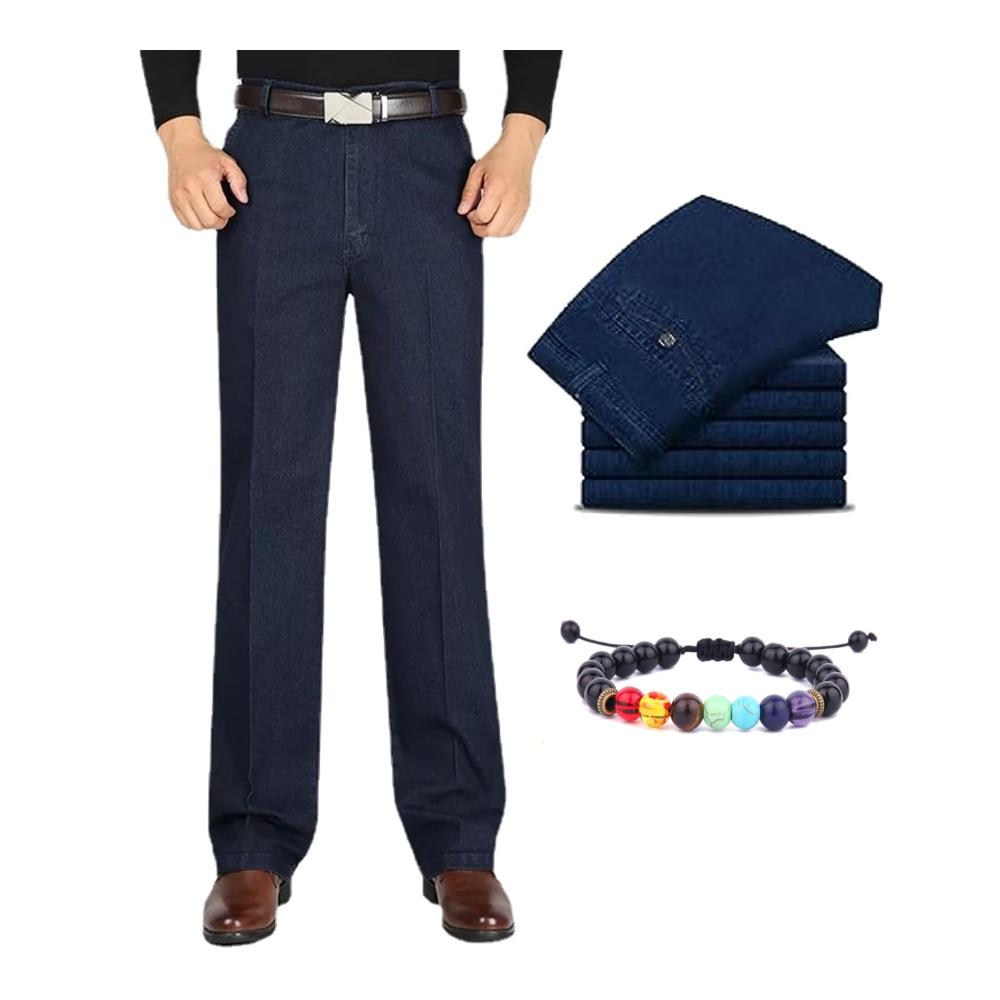 Stilvoll und bequem Herren Jeanshosen in High-Waist-Schnitt! Slim Fit mit Stretch für optimale Passform und Bewegungsfreiheit. Entdecke die Jettjeans Qualität jetzt