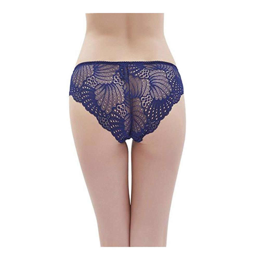 Exquisite Panties & Hipsters Verführerische Spitze tiefe Taille nahtlose Dehnung für Damen – Unwiderstehliches Multipack