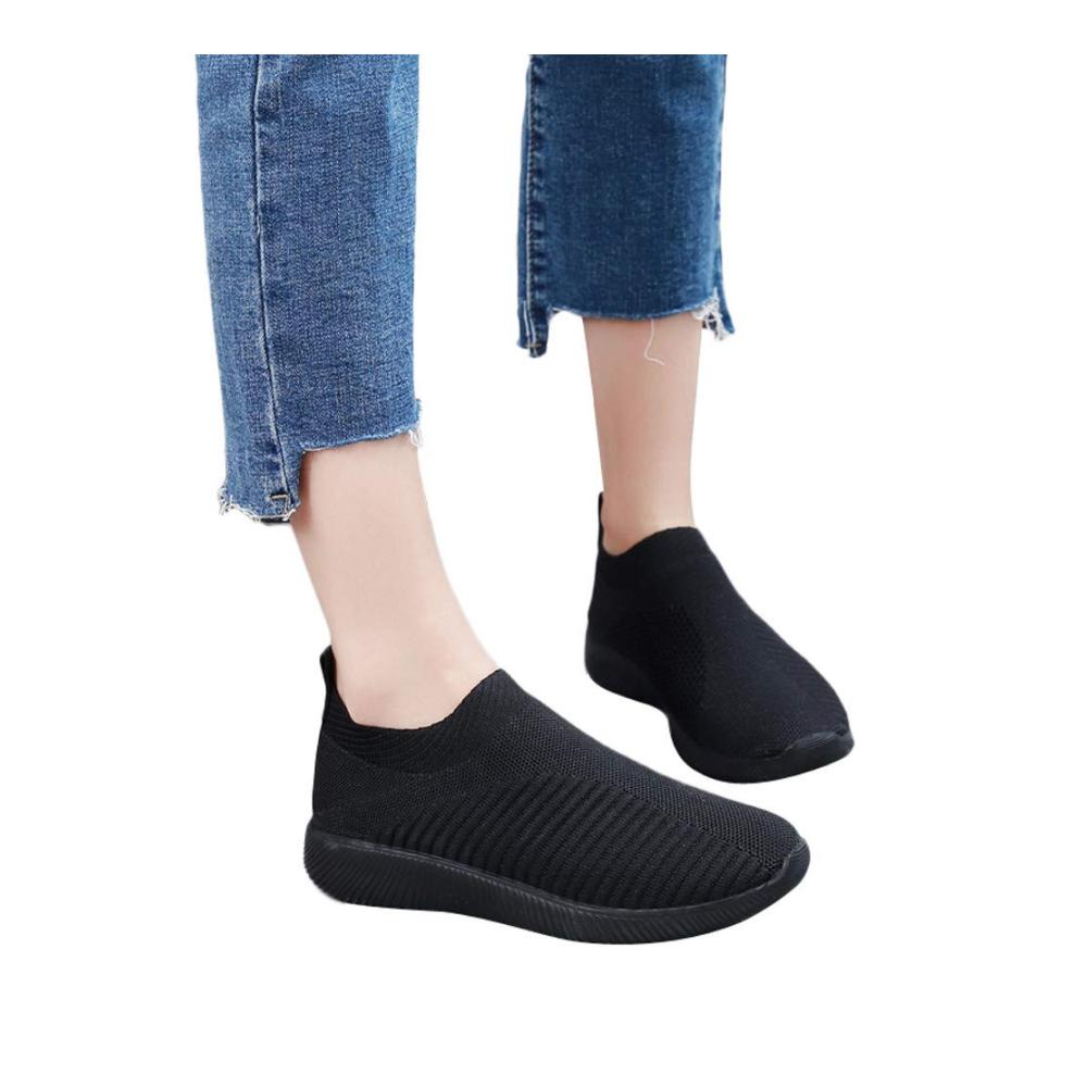 Damen Walkingschuhe - Leichte und bequeme Sneaker für Fitness Sport Freizeit und Sommer