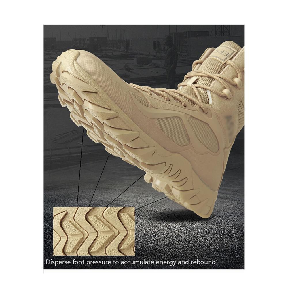 Ultimative Taktische Militärstiefel SadiTy Herren Kampfstiefel - Wasserdicht Seitlicher Reißverschluss Outdoor Hochschaft - Perfekt für Armee Jagd und Abenteuer