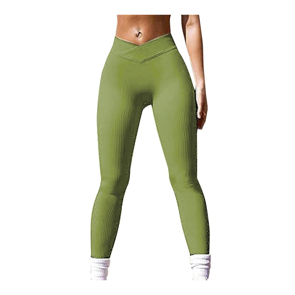 Damen High-Waist-Sport-Leggings mit Handytasche | Fitness Gym Golfhose Yogahose | Sportliches Damen Lang Bein | Booty Scrunch Lift Butt Hose | Schwarz
