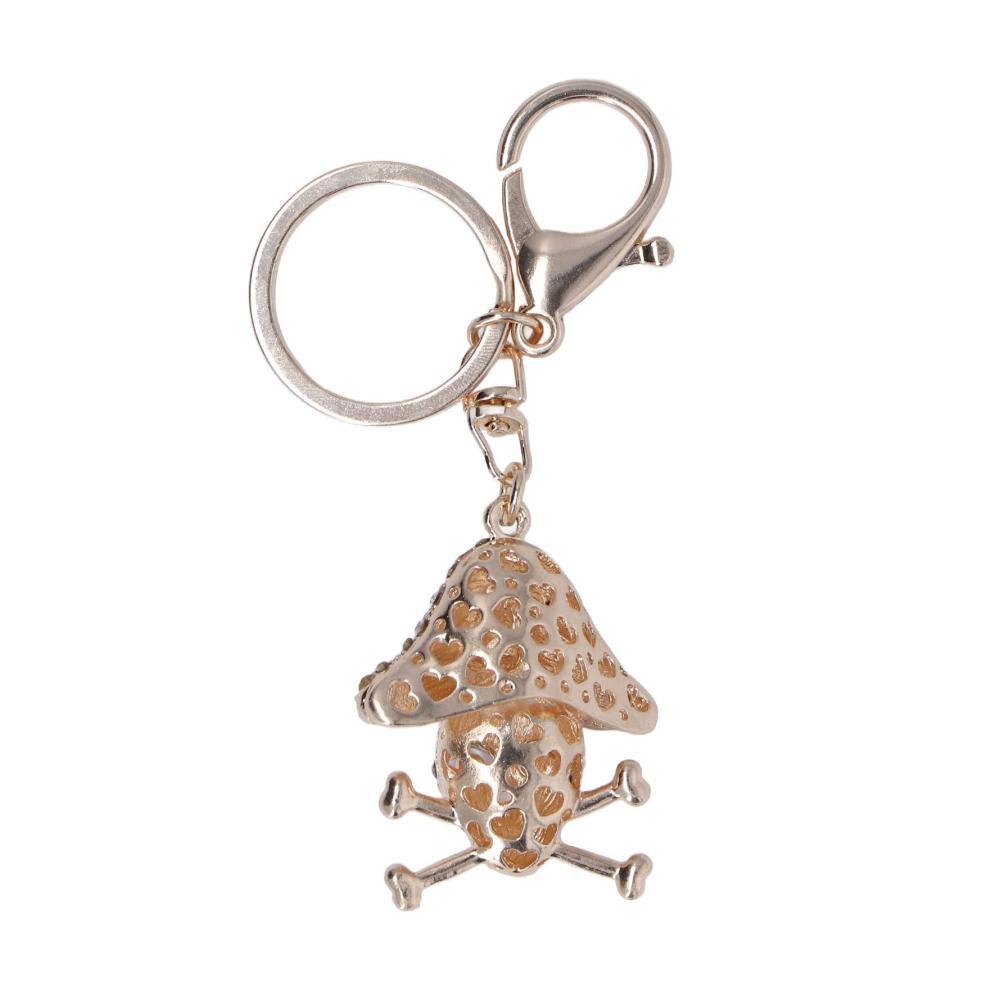 Damen LANTRO JS Schlüsselanhänger Totenkopf-Motiv für Stil und Funktion - Eleganz und Langlebigkeit vereint - Ein Must-have für jeden Look! Siehe Abbildung für Details