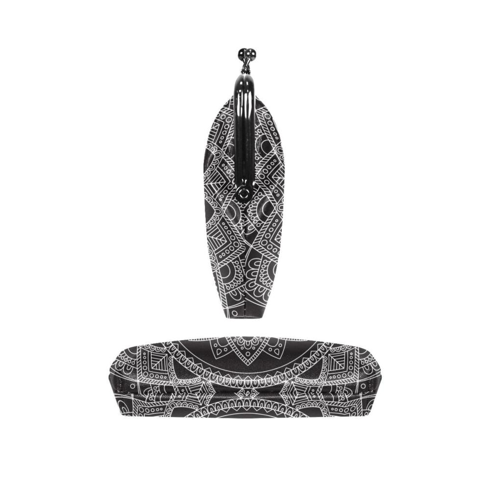 Damen Geldbörse im Boho-Stil mit Blumenmuster vintage Geldbörse große Brieftasche mit Reißverschluss Ledertasche für Frauen Reisegeldbeutel mit mehreren Fächern