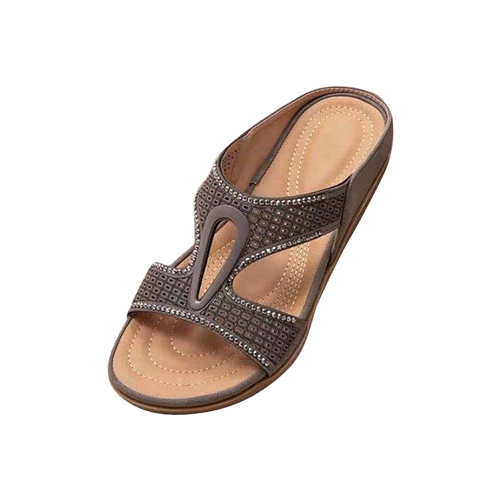 Damen Sandalen Retro Sommer Hausschuhe für stilbewusste Frauen. Bequeme Plattform-Keilsandalen mit offenem Zehenbereich – ideal für Strand und Freizeit. Entdecke deinen sommerlichen Stil jetzt