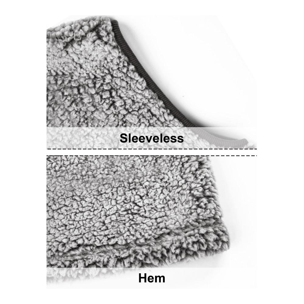 Stilvoll warm bleiben Damen Fleece Weste - Lang kuschelig und trendig. Perfekter Körperwärmer für jede Jahreszeit. Erleben Sie ultimativen Komfort und Stil mit dieser Pelzjacke