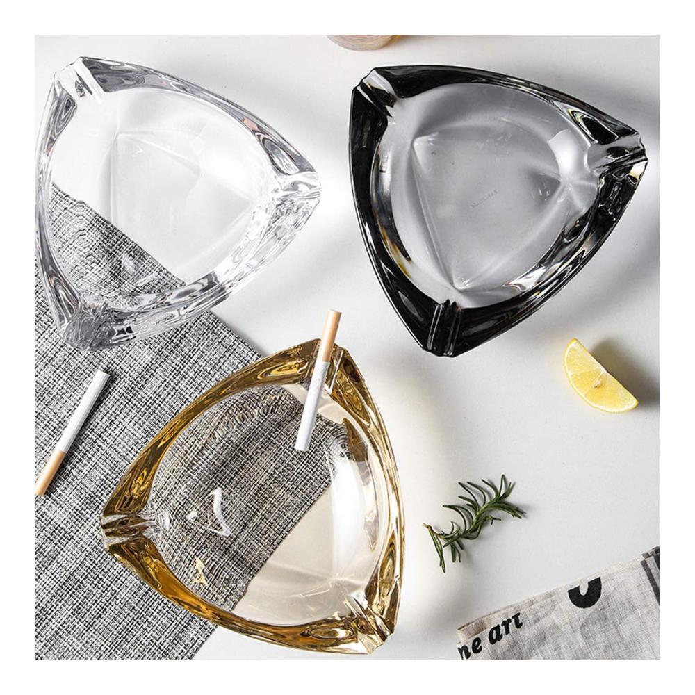 Einzigartiger Taschenaschenbecher Kristallglas für stilvolles Rauchen unterwegs! Perfekt für Zigarren & Zigaretten. Tragbarer Luxus für Ihren Lifestyle