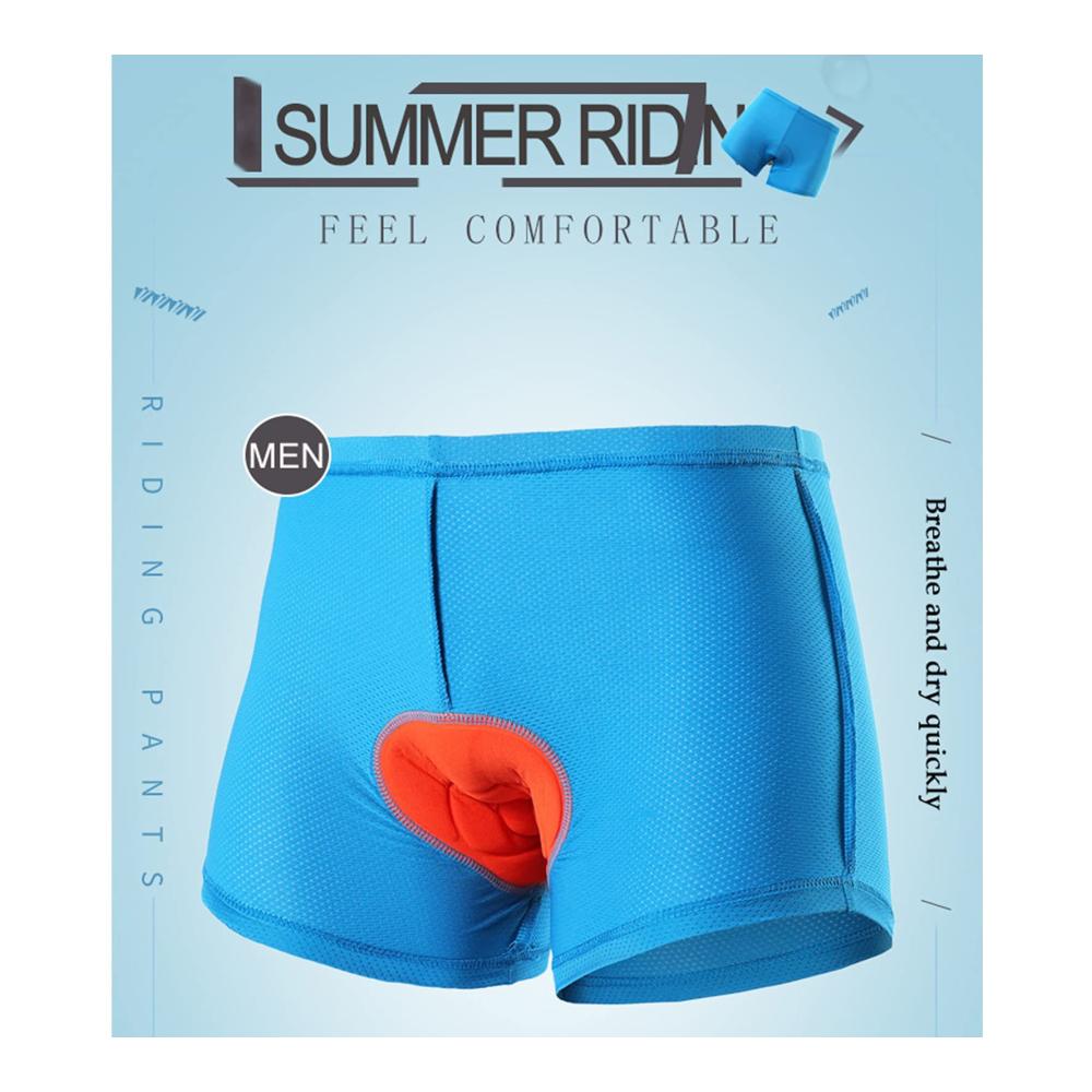 Kurze Hosen für Männer Fahrradunterhose mit 3D Gel Sitzpolster atmungsaktiv und schnell trocknend. Perfekt für Radfahrer - bequem und schützend! Entdecken Sie jetzt