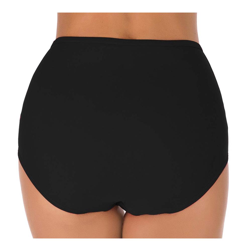 Verführerische Bikinihosen Damen High-Waist Bikini Slip mit eleganten Netzdetails für stilvolle Schwimmoutfits. Jetzt zugreifen und am Strand glänzen