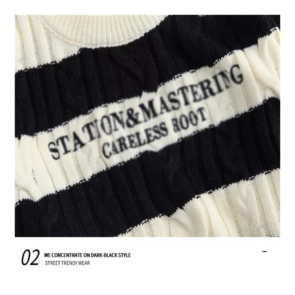 Entdecken Sie den ultimativen Komfort Lockerer übergroßer Retro-Pullover für Damen - Ein fauler Paar-Pullover zum Verlieben